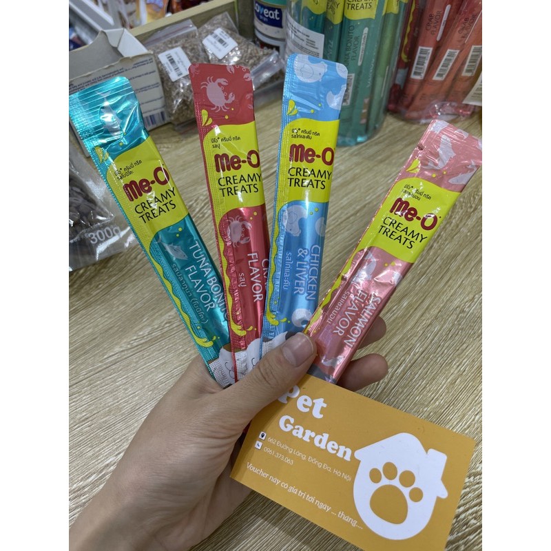 bánh thưởng dạng kem cao cấp 4 vị cho mèo