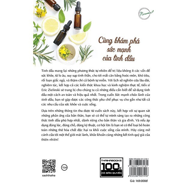 Sách - Sức mạnh chữa lành của tinh dầu - Thái Hà Books