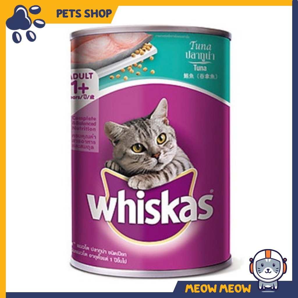 Pate whiskas cho mèo lớn | Lon 400Gr | Pate cho mèo dạng lon whiskas.