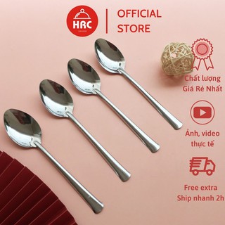Thìa inox cán dài, muỗng inox siêu rẻ 18.7cm