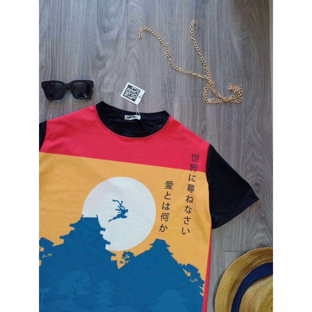 áo thun bigsize unisex[hiệp khách] nhật mẫu 2