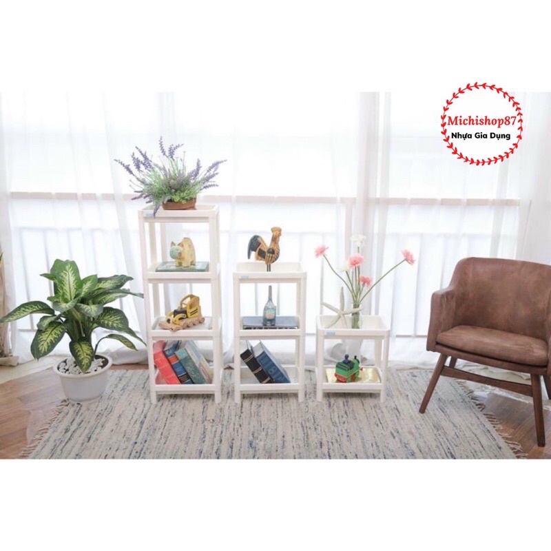 Kệ Để Đồ Đa Năng Nhà Tắm, Phòng Bếp 2,3,4 Tầng Osaka Hokori Nhựa Việt Nhật Cao Cấp Mẫu Mới