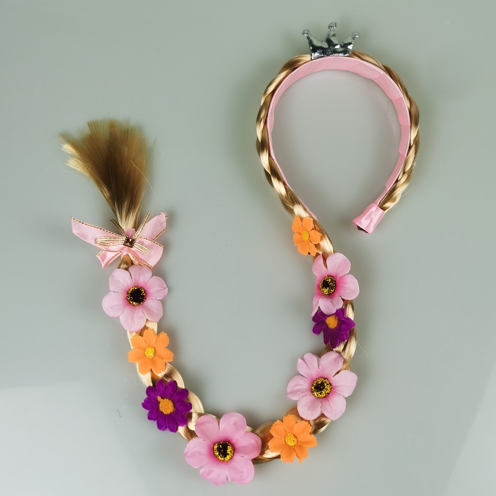 Băng Đô Cài Tóc Phong Cách Công Chúa Rapunzel Disney GRE4 Cho Bé Gái
