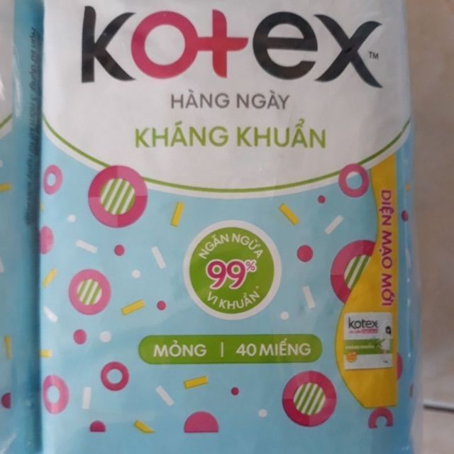 Kotex hàng ngày 40 miếng