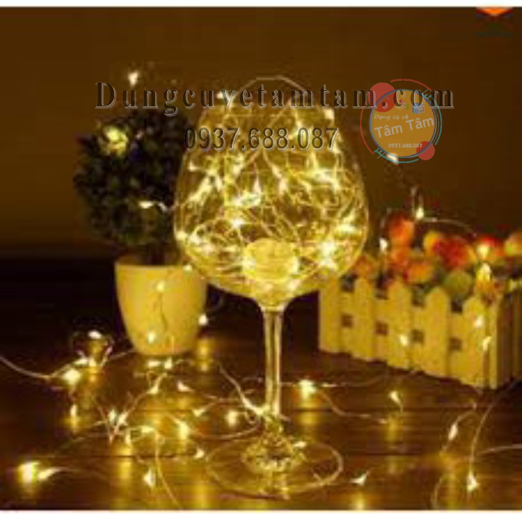 [ TÂM TÂM ]-Đèn led pin, Đèn led dùng pin dài 3 mét -Mô Hình