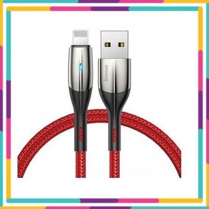 [GIÁ GỐC] Cáp sạc IPHONE - Baseus Horizontal Data ( 2.4A, Indicator Lamp, Fast Charing)