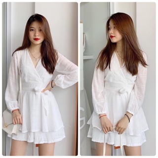 JUMPSUIT TẦNG CỘT EO
