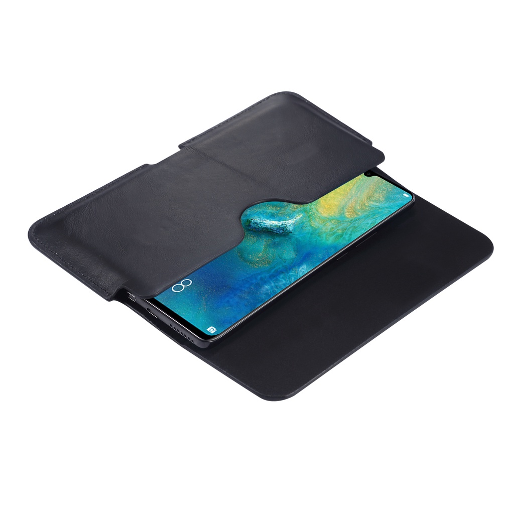 Túi Da Đeo Hông Đựng Điện Thoại Phong Cách Doanh Nhân Cho Iphone12 13 Pro Max 7.2 S22