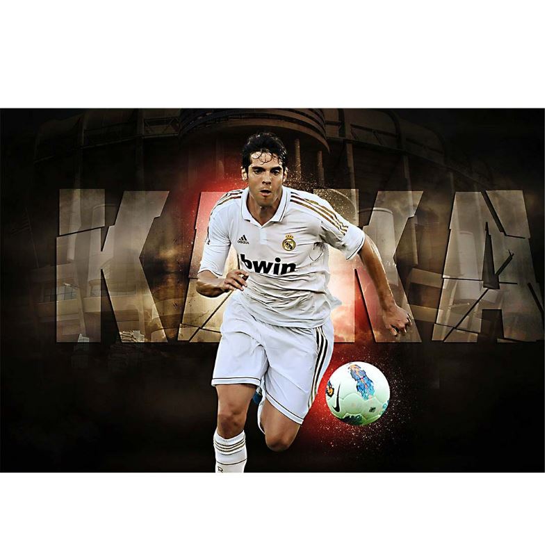 FIFA World Cup Football Soccer Star The Best FIFA Men's Player Kaká Vintage Craft Paper Poster Decorative Wall Sticker 1 pcs