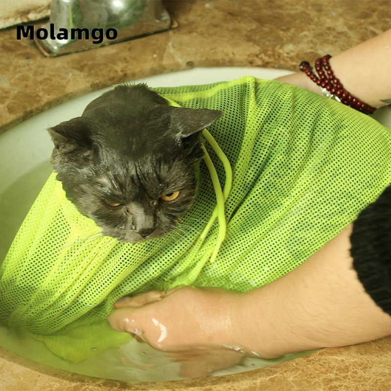 Túi Giữ Thú Cưng Khi Tắm, Vệ Sinh Móng
