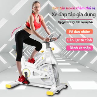 Xe đạp tập đa năng xe đạp tập gym tại nhà đa năng cản lực từ tính chống mài mòn bàn đạp nhôm bánh xe thép dụng cụ tập