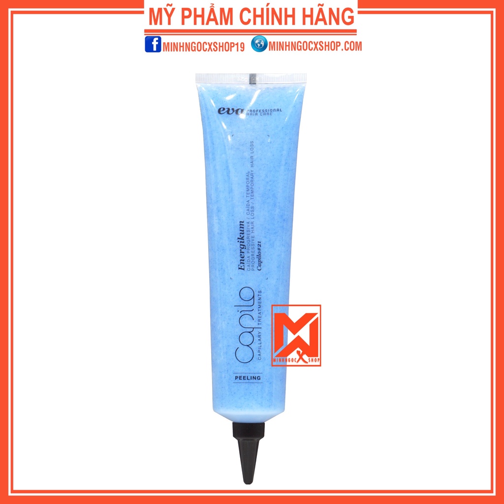 Tẩy Tế Bào Chết Làm Sạch Sâu, Chống Rụng Tóc Eva Capilo Energikum Peeling 175ml