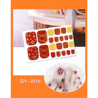 Miếng dán móng chân - Sticker dán móng chân 3D không thấm nước, N2