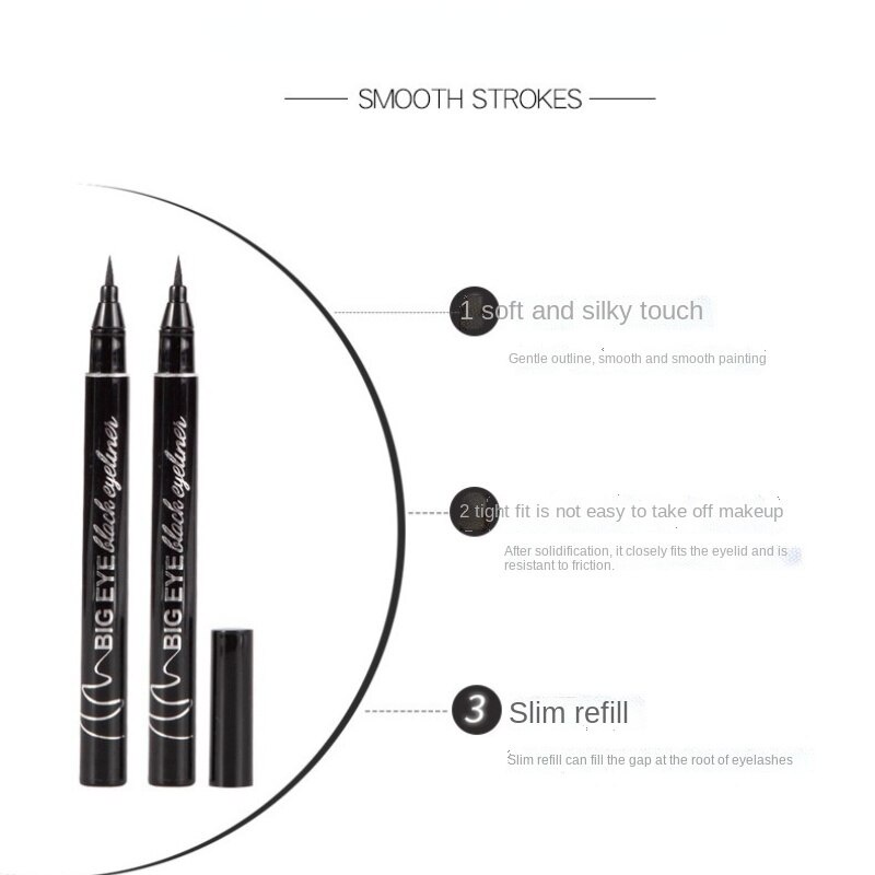 [Hàng mới về] Bút kẻ mắt nước EDUTE ALICE màu đen lâu trôi chống nhòe