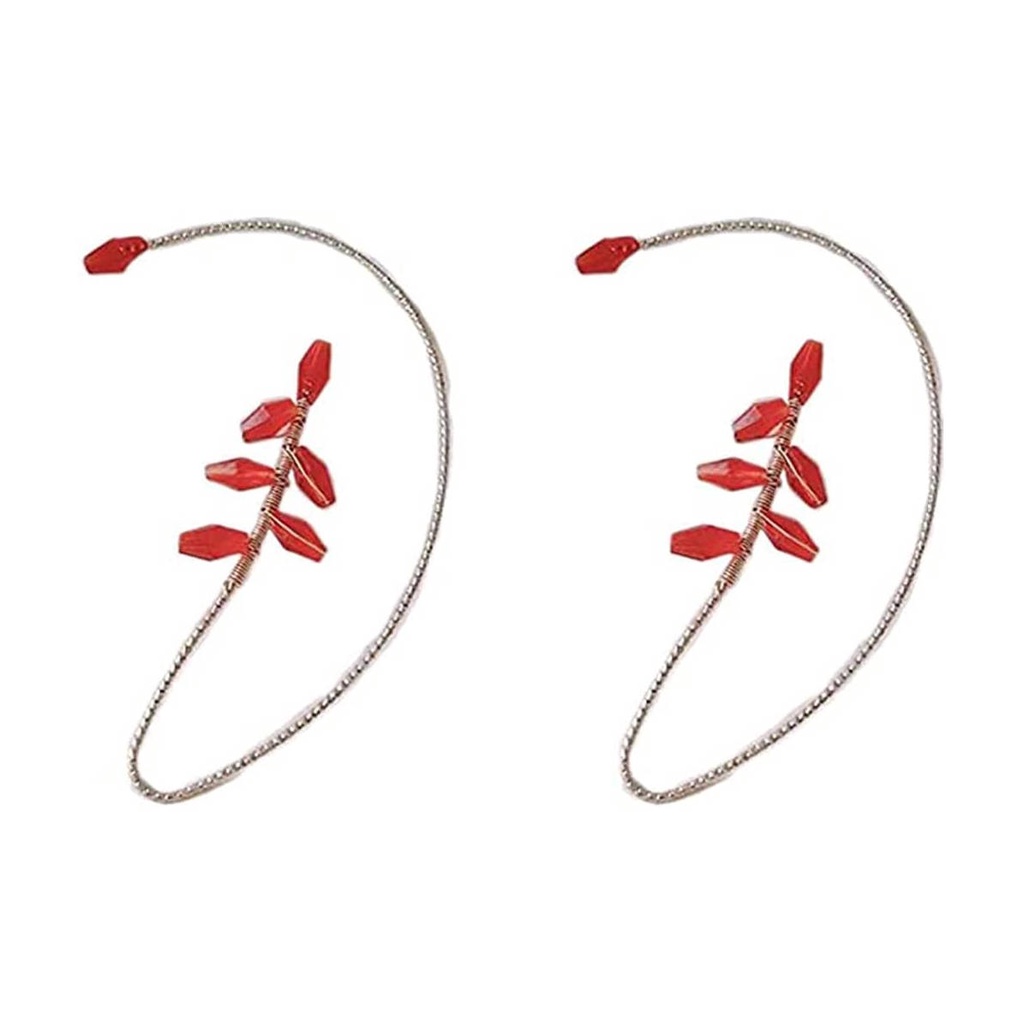 Bông tai kẹp hình bướm đính đá zircon thanh lịch