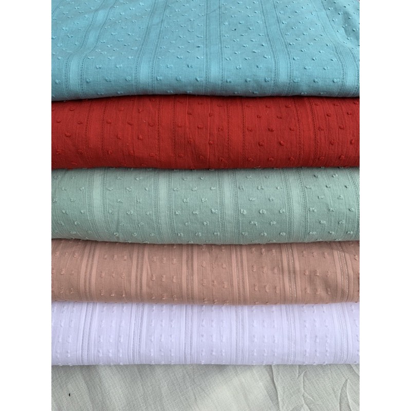 Vải boi hạt các màu