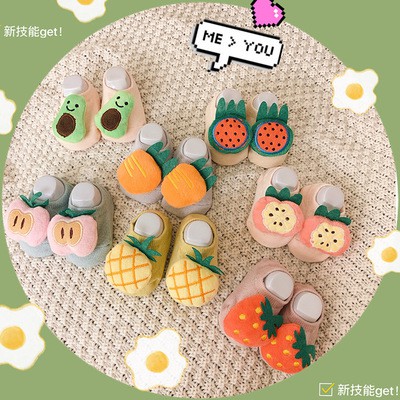 Tất Vớ Hình Hoa Quả 5D Siêu Đáng Yêu Cho Bé