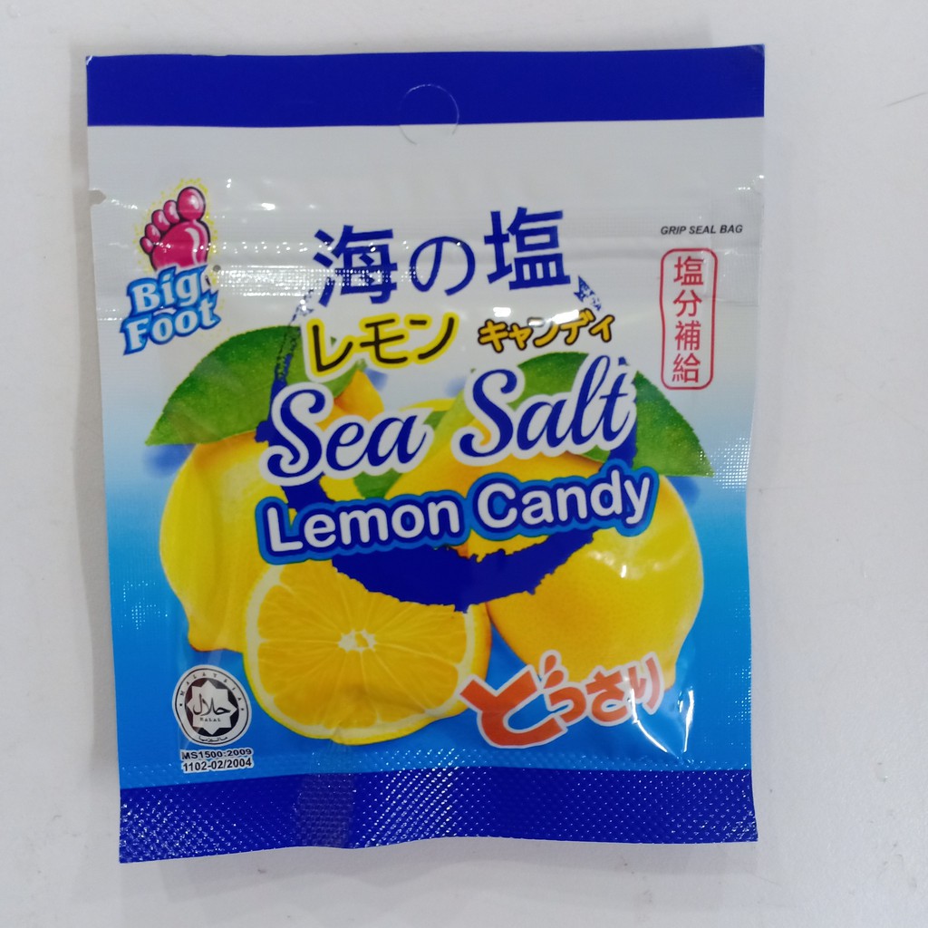 Kẹo Ngậm Chanh Muối Sea Salt Lemon Candy 15gr