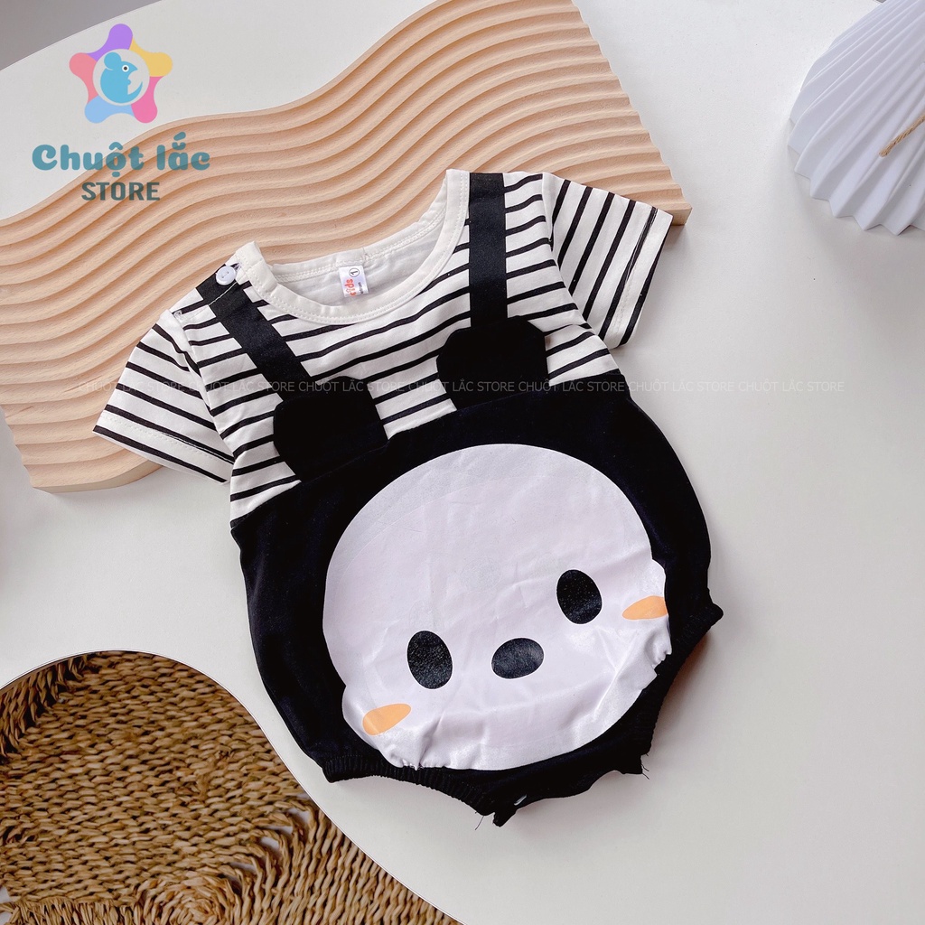 Bộ Đồ Body Cho Bé Sơ Sinh Chuột Lắc Store Đồ Liền Thân Hình Thú Tay Ngắn Thun Cotton 4 Chiều 3kg Đến 10kg