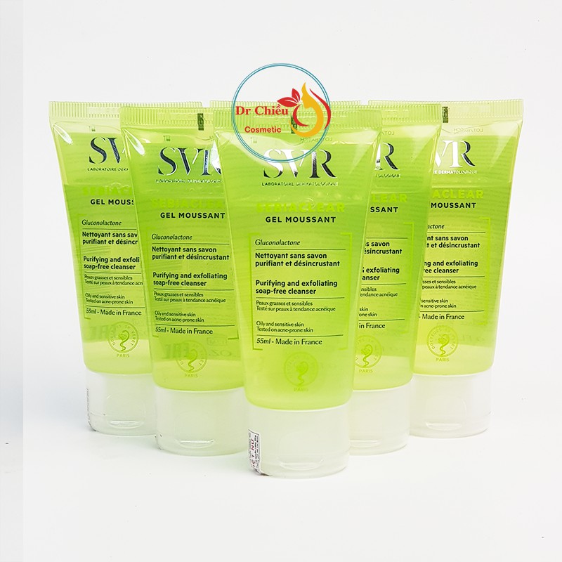 Sữa rửa mặt SVR Sebiaclear Gel Moussant ⚜️CHÍNH HÃNG⚜️Sữa rửa mặt chứa PHA dành cho da hỗn hợp, da dầu mụn SVR 50ml | BigBuy360 - bigbuy360.vn