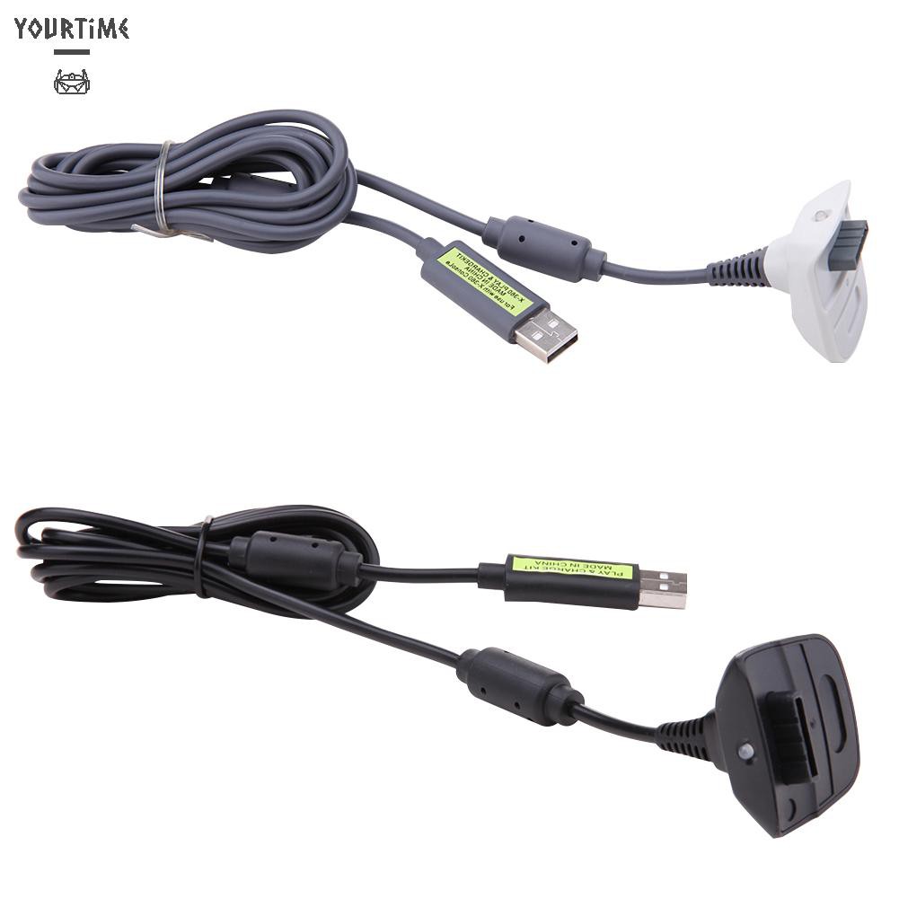 Cáp Sạc Dài 1.8m Cổng Usb Cho Tay Cầm Xbox 360