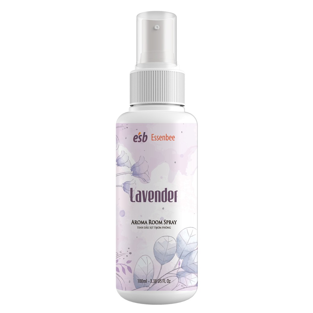 Tinh dầu xịt phòng Lavender – Essenbee – 100ml