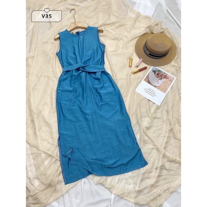 Đầm Nữ ⚡𝙎𝙄𝙀̂𝙐 𝙎𝘼𝙇𝙀⚡ Đầm Dự Tiệc Thiết kế Trẻ Trung Cột Eo Nơ Sang Trọng - 75097