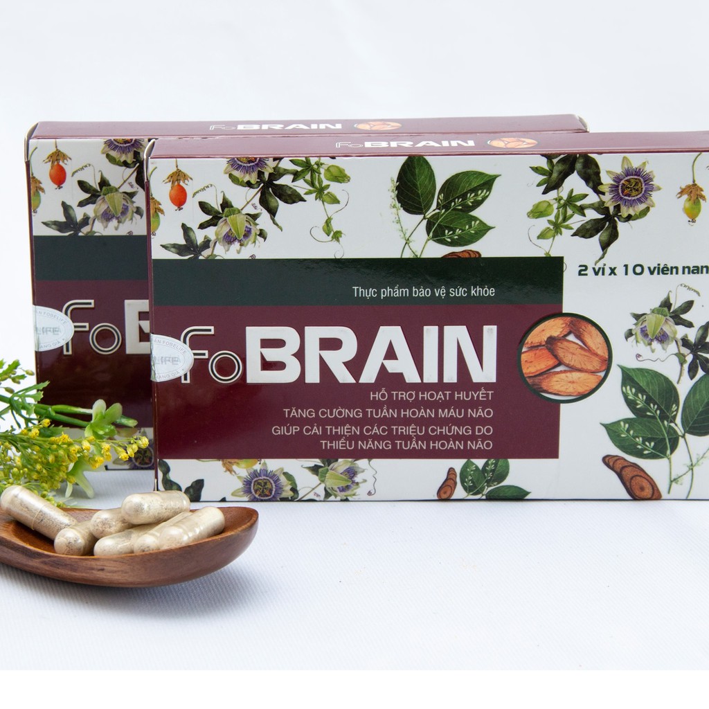 Viên uống FOBRAIN- Hỗ trợ điều trị rối loạn tiền đình (Hộp 20 viên)