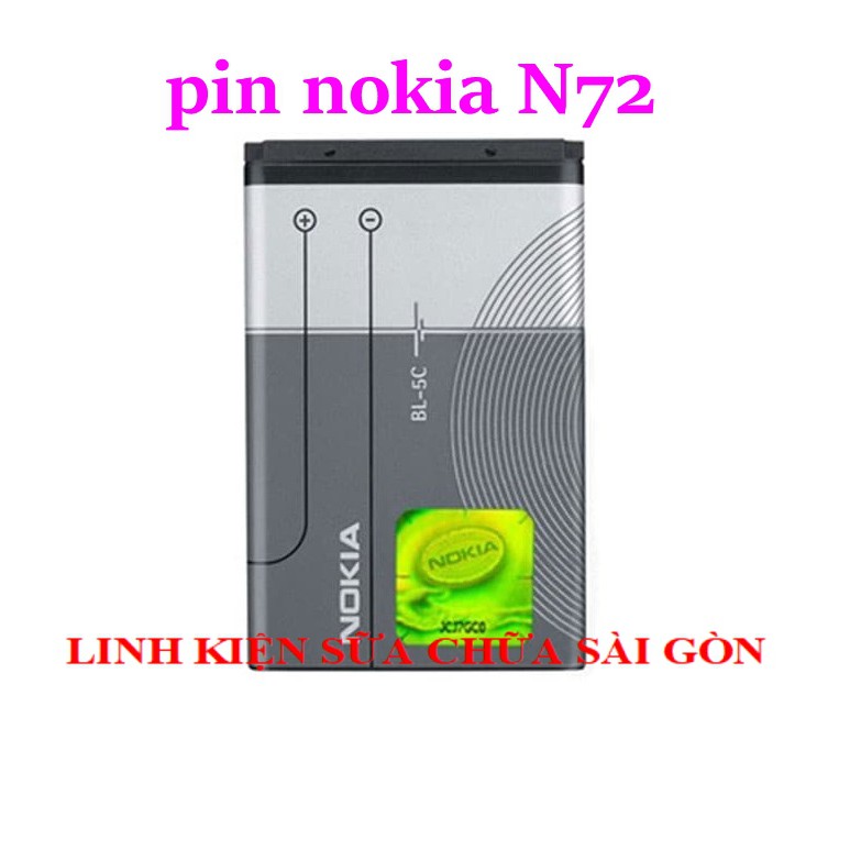 pin  nokia N72