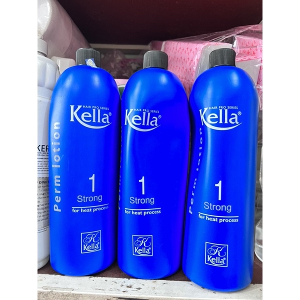 thuoc kem uấn  nóng , setting  kella 500ml và 1000ml*2 hấn mau quăn hương nhẹ  chuyên dành cho salonntoc không khô tóc