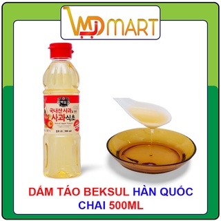 Dấm táo Hàn quốc Beksul chai 500ml