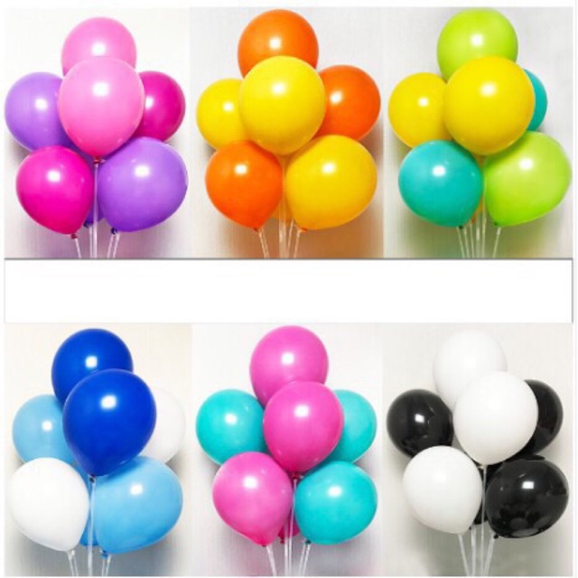 10 Bóng cao su màu