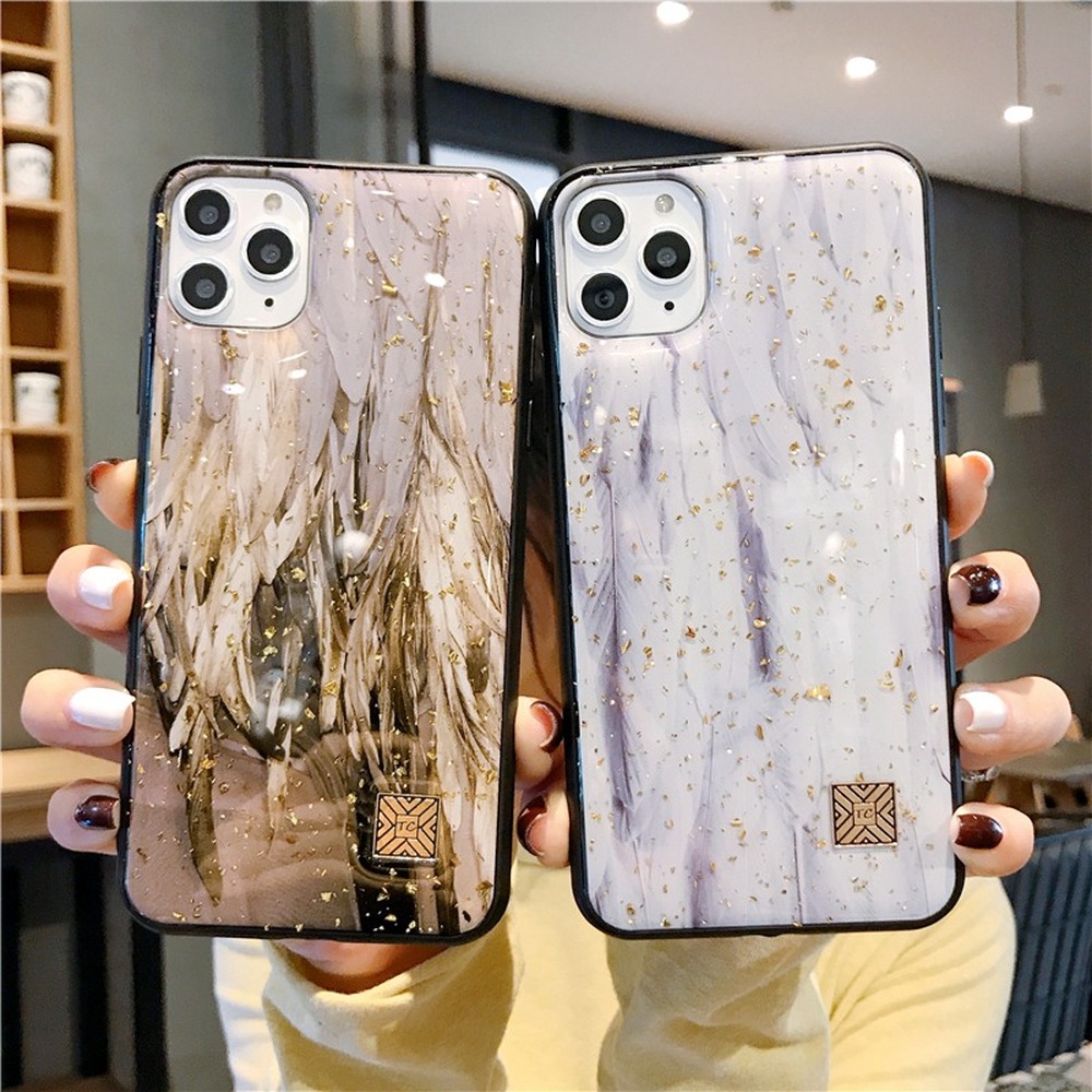 Ốp điện thoại trang trí kiểu lá mùa thu cho iphone 6 6s 7 8 plus xs max xr 11 pro max se2020