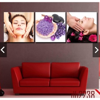 BỘ 3 TRANH SPA (40*40*3)
