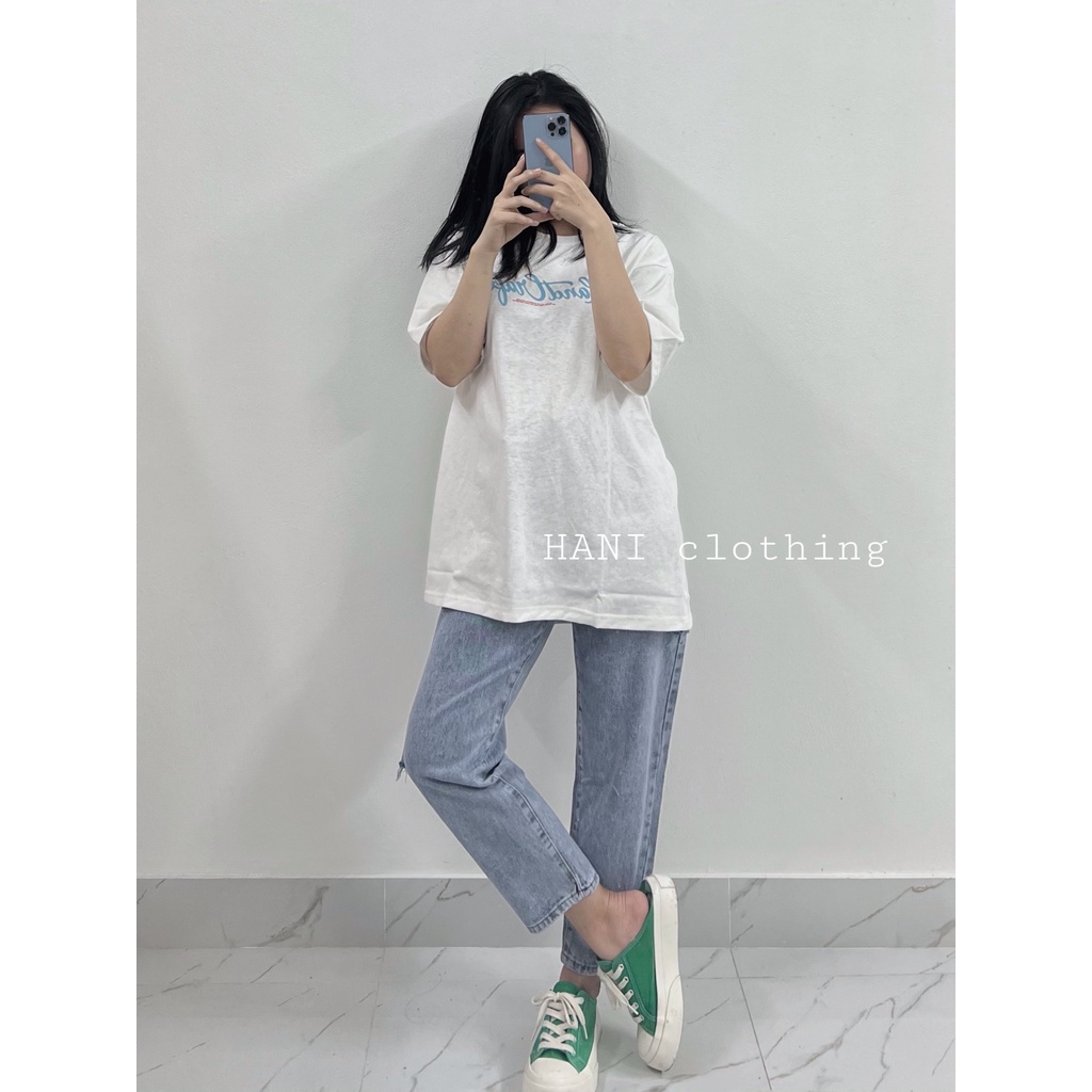 Quần Baggy Jean Nữ cạp cao phong cách - Ảnh Thật Shop Chụp | BigBuy360 - bigbuy360.vn