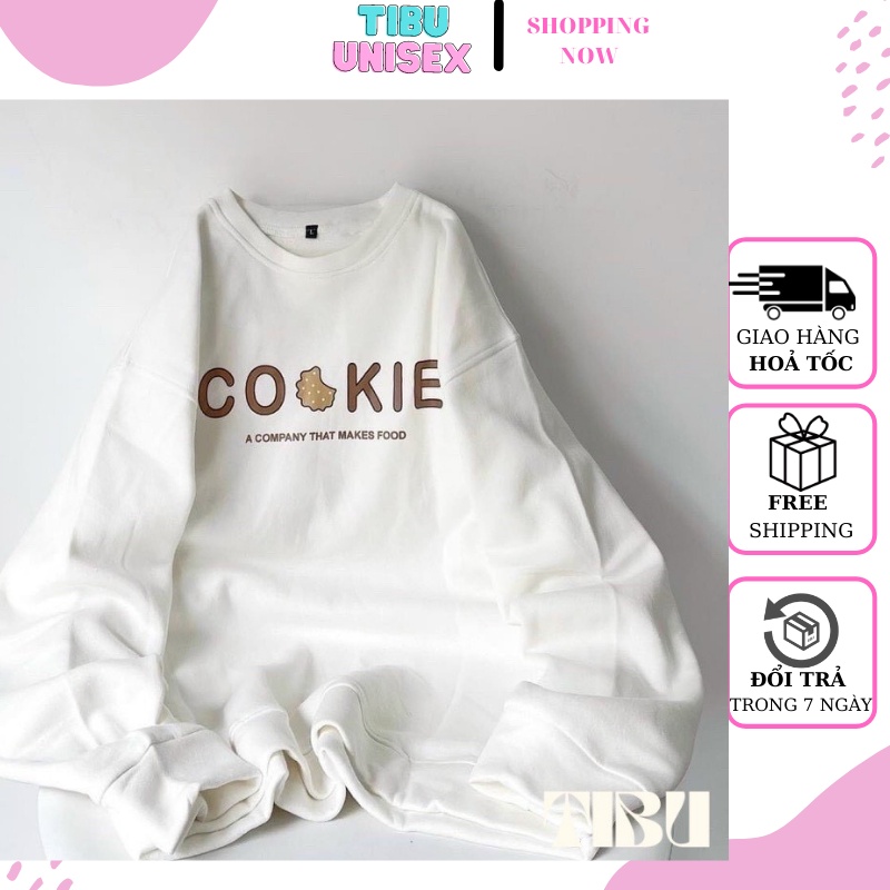 Áo sweater cổ tròn nam nữ dài tay form rộng unisex chất dày dặn, phong cách ulzzang Hàn Quốc siêu xinh hàng đẹp TIBU