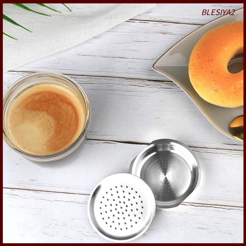 [BLESIYA2]Stainless Coffee Capsule Caps for Senseo Coffee Machine Coffee Filter Tools