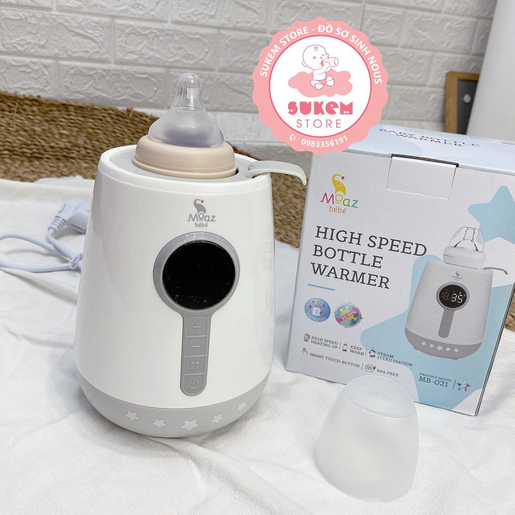 Máy hâm sữa siêu tốc Moaz bebe MB021