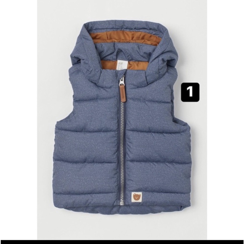 Áo gile HM xuất dư xin cho bé trai 9M đến 4 tuổi