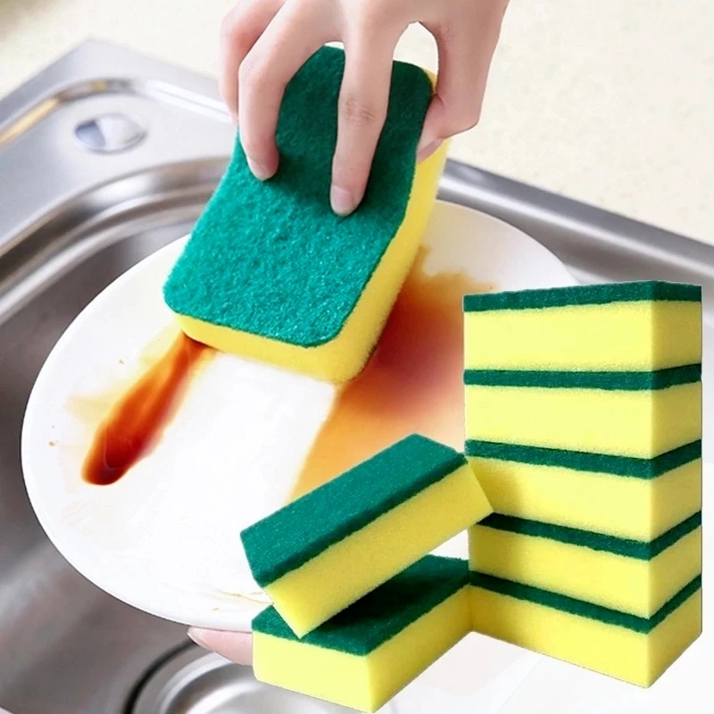 Miếng bọt biển rửa chén hai mặt đa năng tiện dụng dành cho nhà bếp