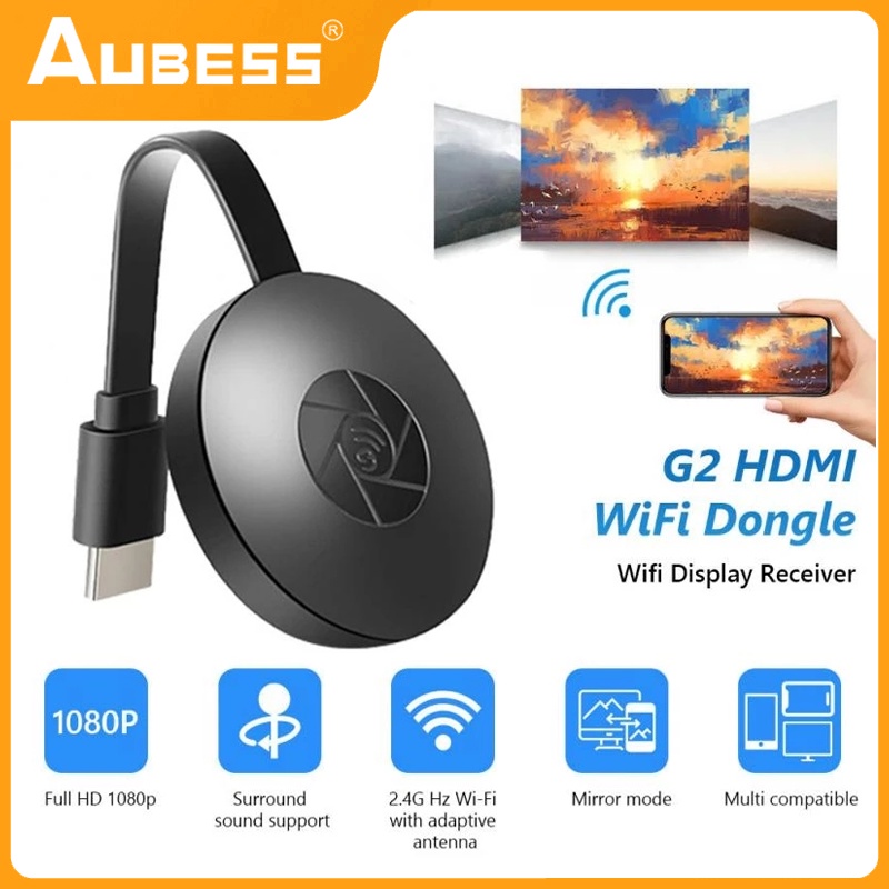 Thiết Bị Kết Nối WiFi Không Dây 1080P HDMI G2 Pro Cho Google Chromecast 3 2 Miracast Airplay