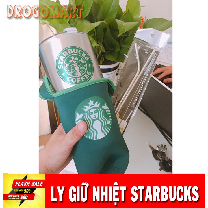 ( FREESHIP 99K ) Ly giữ nhiệt Starbuck Thái Lan 900ml ( Loại 1 ) tặng  ống hút + cọ rửa | BigBuy360 - bigbuy360.vn