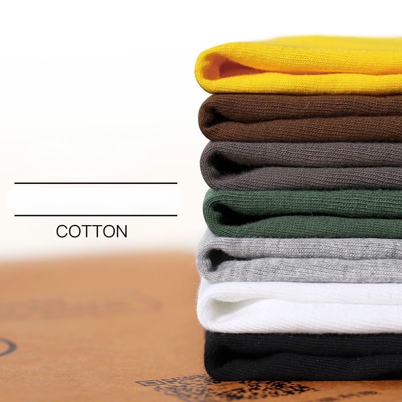 [100% Cotton] Áo nam Tay Ngắn Màu Xanh Lá Cây Đậm Amoi 2022