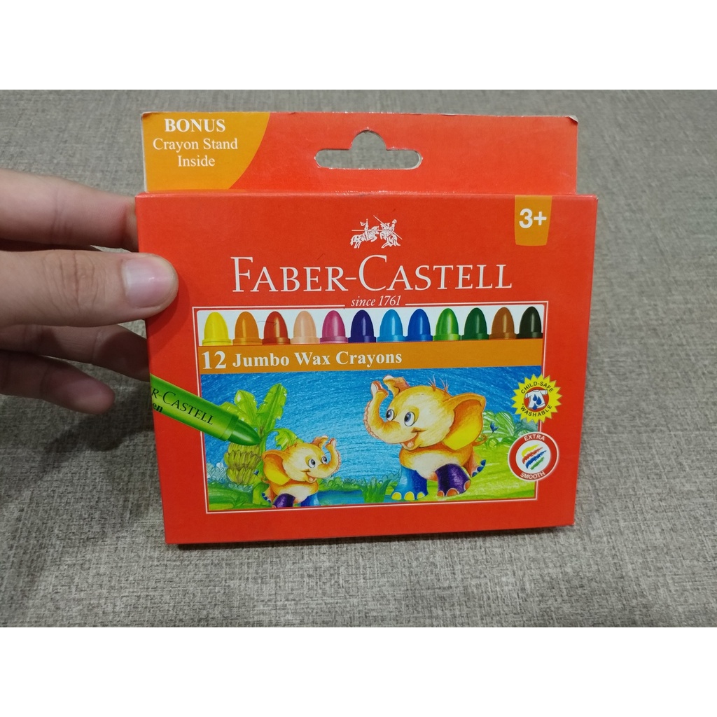 Bút Sáp Màu Jumbo Faber-Castell-120040 - 12 Màu