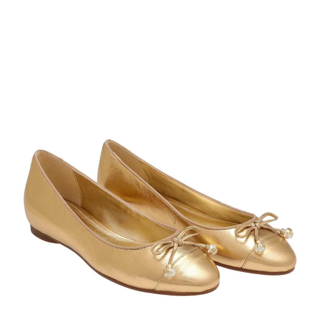 Giày Michael Kors Gia Ballet Pale Gold