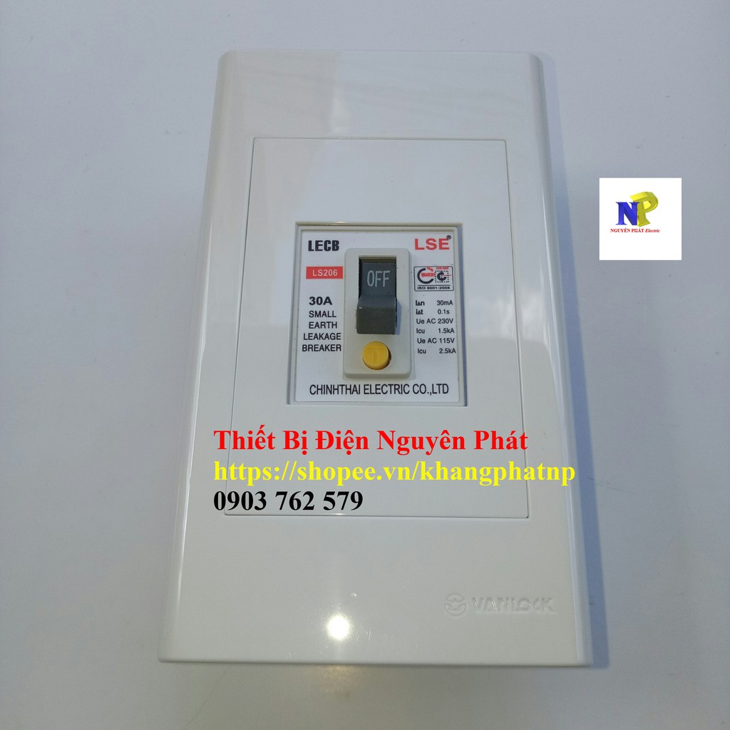 Cầu Dao Chống Giật Cóc LS206