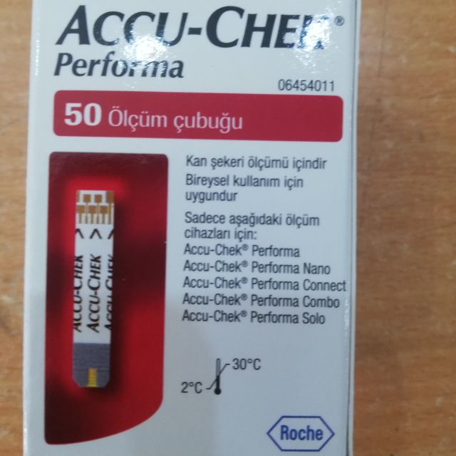 Que thử đường huyết Performa hộp 50 que [ HÀNG NHẬP KHẨU ]
