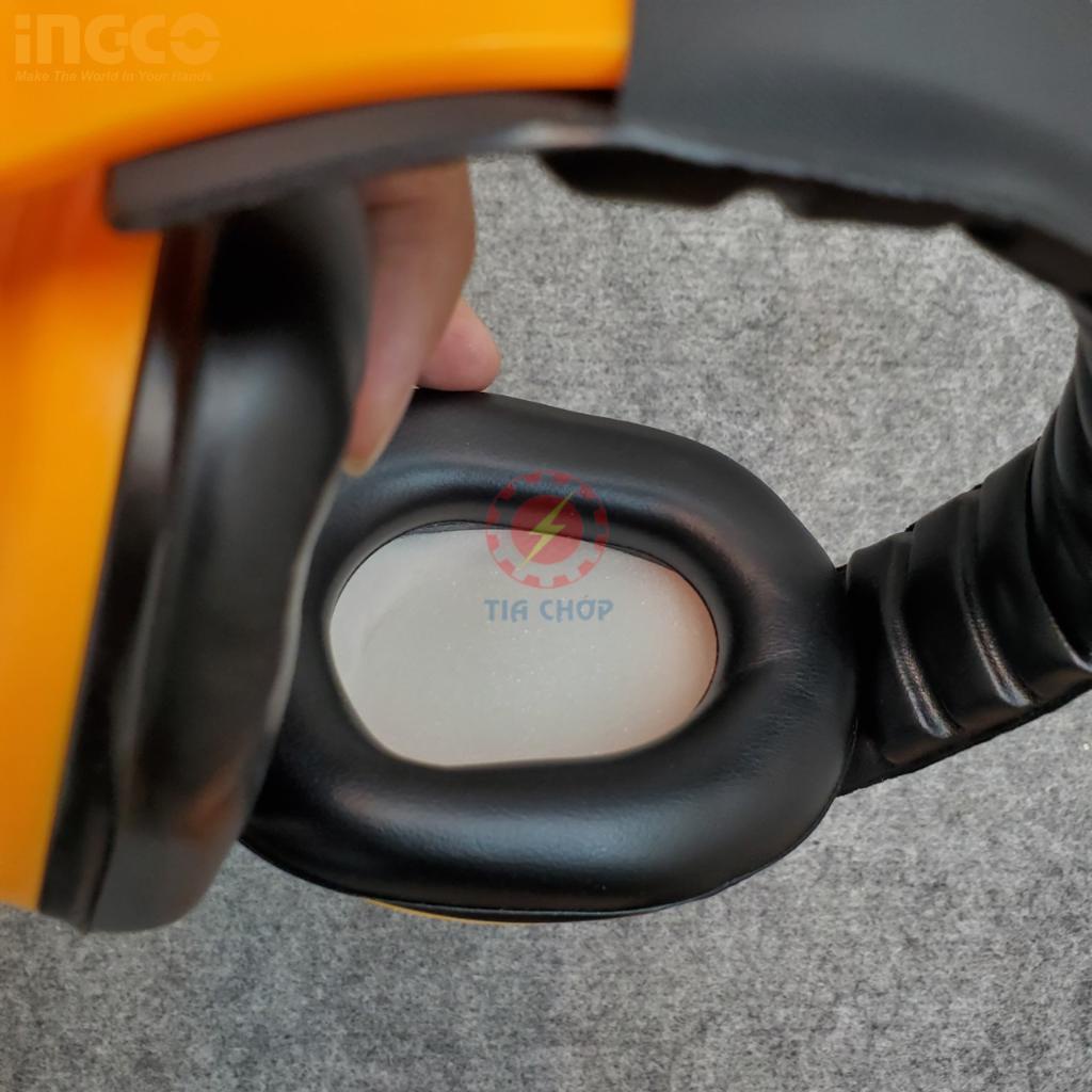 Chụp tai bảo vệ chống ồn INGCO HEM01 siêu nhẹ độ giảm ồn 24dB điều chỉnh theo cỡ đầu