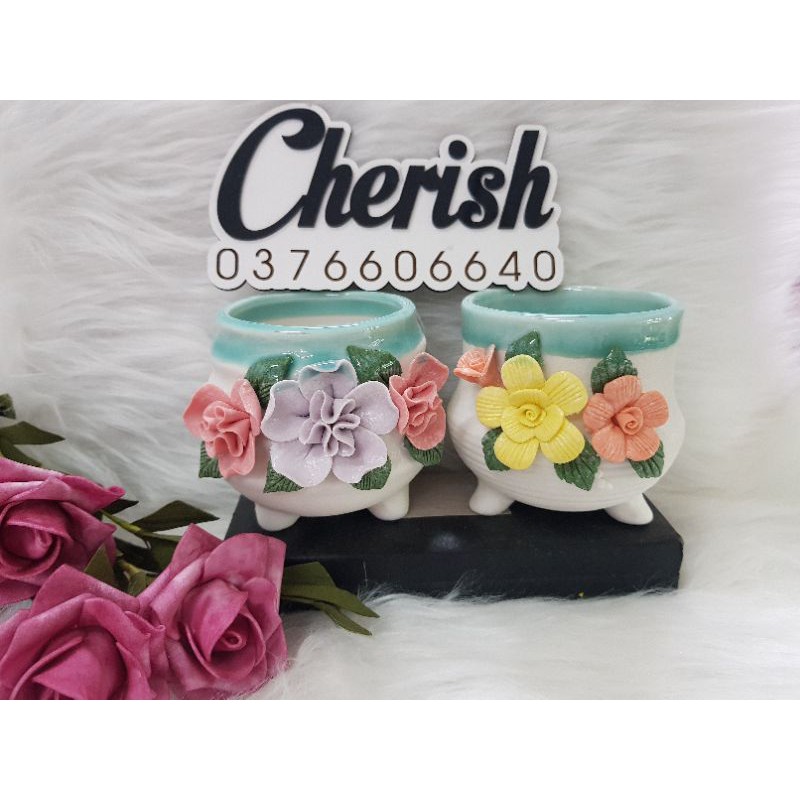 Chậu trồng sen đá, chậu trồng cây Lẻ 1c Mã:HN