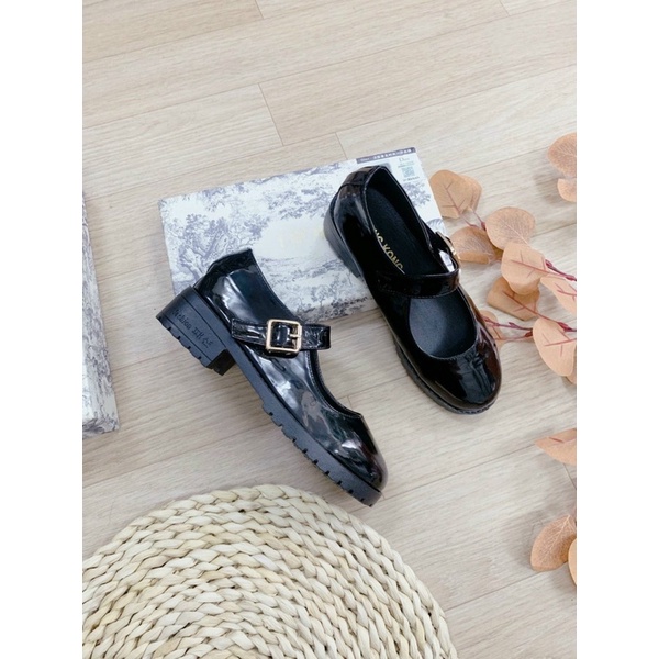 GIÀY DA BÓNG QUAI HẬU SIÊU XINH. MŨI TRÒN